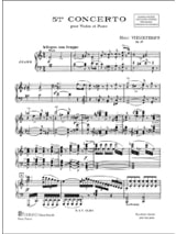 Concerto n° 5 op. 37 la mineur - VIEUXTEMPS - Partition - Violon